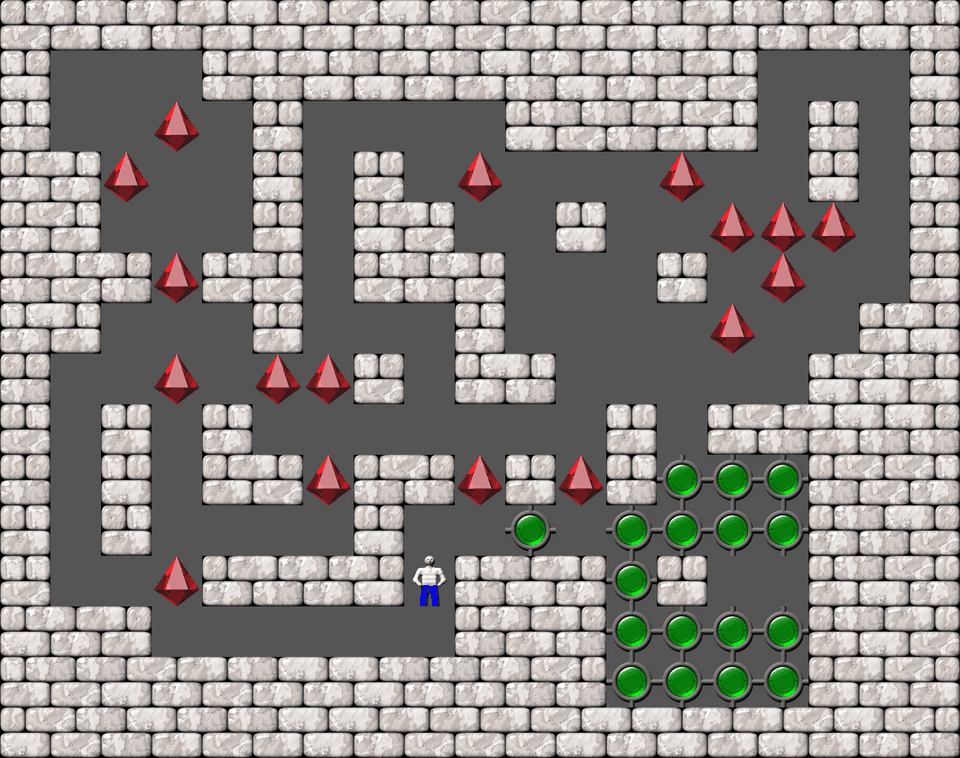 Сокобан More Bugs collections уровень 7